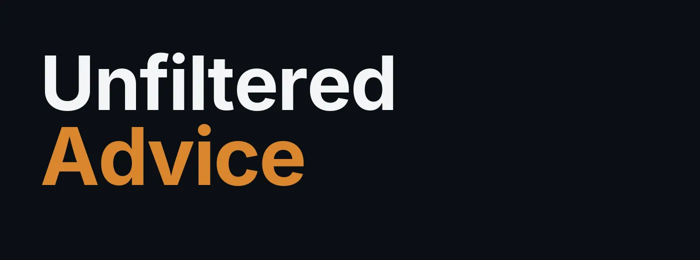 Unfiltered Advice by Fabio Andreatta Unfiltered Advice logo — project by Fabio Andreatta